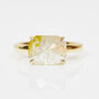 One Of A Kind Organic Yellow And White Natural Diamond, thumbnail 2 of 5