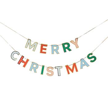 Colourful Merry Christmas Banner, 2 of 3