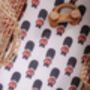 Muslin Square Baby Burp Cloth London Soldiers Set, thumbnail 7 of 7