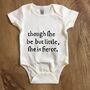 'Though She Be But Little…' Babygro, thumbnail 1 of 2