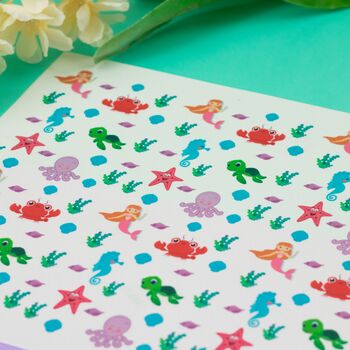 Under The Sea A4 Tiled Icing Sheet, 3 of 5