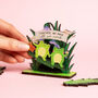 Personalised Together We Have All We Need Frogs Pop Out Card, thumbnail 5 of 5
