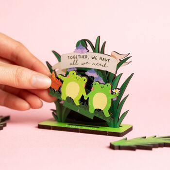 Personalised Together We Have All We Need Frogs Pop Out Card, 5 of 5