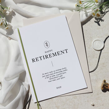 Work Leaving Card Personalised Retirement Gift For Colleague, 3 of 6