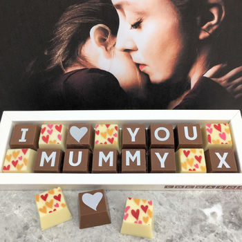 Personalised I Love You Mummy Chocolate Gift, 3 of 8