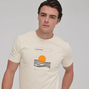 Island Natural White Beach T Shirt, 3 of 6