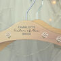 Personalised Wedding Wooden Hanger Gift, thumbnail 2 of 4