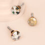 G Decor Cordelia Mother Of Pearl Gold Brass Pull Knobs, thumbnail 2 of 6