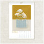 2026 Flower Mugs Illustrated Mini Wall Calendar, thumbnail 3 of 6