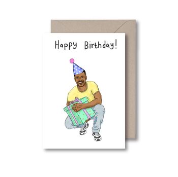 Happy Birthday, Man Black Birthday Card, 2 of 2