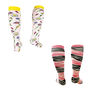 Gift Set Of Two Pairs Of Squelch Adult Socks Zebra, thumbnail 3 of 3