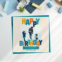 Personalised Happy Birthday Dad Photo Card, thumbnail 3 of 3