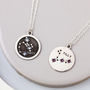 Zodiac Constellation Necklace In Sterling Silver, thumbnail 6 of 9