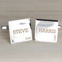 Personalised Wedding Party Cufflinks, thumbnail 1 of 2