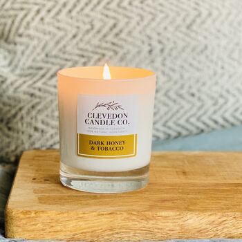 Dark Honey And Tobacco Candle, 2 of 3