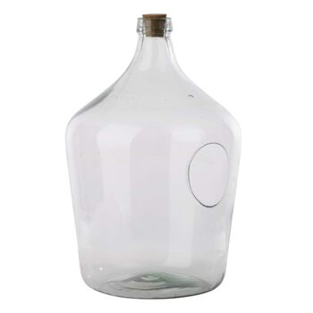 Open Recycled Glass Terrarium Clear Bottle 10 Litre, 2 of 2