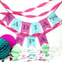 Personalised Birthday Party Bunting Decoration, thumbnail 2 of 11