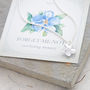 Forget Me Not Personalised Solid Silver Charm, thumbnail 5 of 10