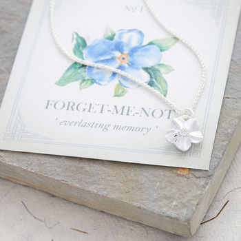 Forget Me Not Personalised Solid Silver Charm, 5 of 10
