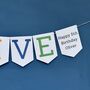 Personalised Five Birthday Banner : 5th Birthday Party Decoration, thumbnail 4 of 7