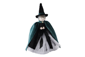 Witch Professor Light Up Tree Topper | 22cm, 2 of 6