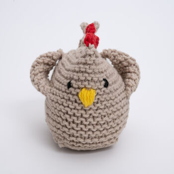 The Hen And Chick Beginner Knitting Kit, 5 of 12