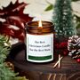The Best Scented Candle For The Best Mum Funny Christmas Candle Gift, thumbnail 4 of 8