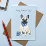 French Bulldog Father's Day Card, thumbnail 1 of 2