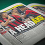 Bournemouth Fc Personalised Football Gift Cherries Newspaper History Book, thumbnail 5 of 12