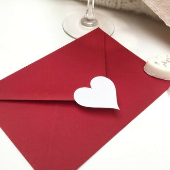 Wooden Heart Charm Personalised Valentines Card, 4 of 6