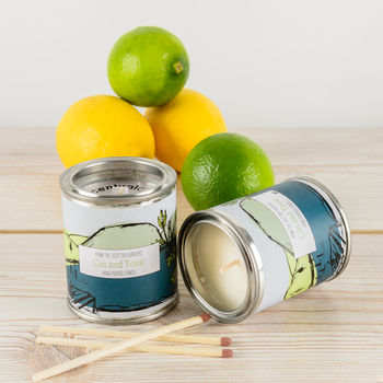 Gin And Tonic Juniper Berries Candle Tin, 3 of 4