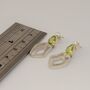 Sterling Silver Peridot Earrings, thumbnail 5 of 7