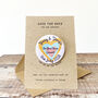 Heart Save The Date Wedding Magnet, thumbnail 2 of 4
