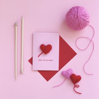 Wool You Be Mine? Valentine's Day Card, 4 of 4