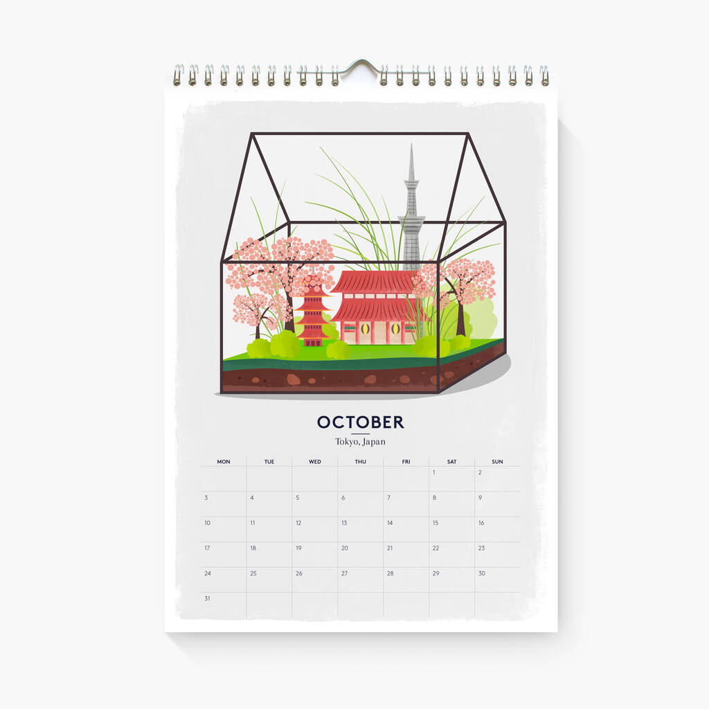 Around The World In Terrariums 2022 Calendar By Duke & Rabbit | Notonthehighstreet.com