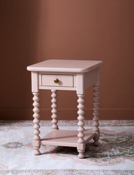 Harlow Bedside Table In Desert Rose, 3 of 5