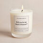 Be My Maid Of Honour Gift Soy Wax Essential Oil Candle, thumbnail 1 of 5