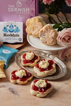 Mother's Day Flower Scone Cream Tea Hamper, 4 of 4