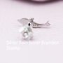 Sterling Silver Extra Tiny Dolphin Fish Stud Earrings, thumbnail 3 of 12