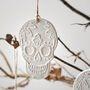 3pcs Luxury Stoneware Skull Tree Ornament Decoration, thumbnail 3 of 7