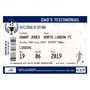 Personalised Football Ticket Print For Dad, thumbnail 4 of 5