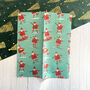 Eco Friendly Fun Guy Santa Tissue Paper Four Sheets, thumbnail 1 of 4