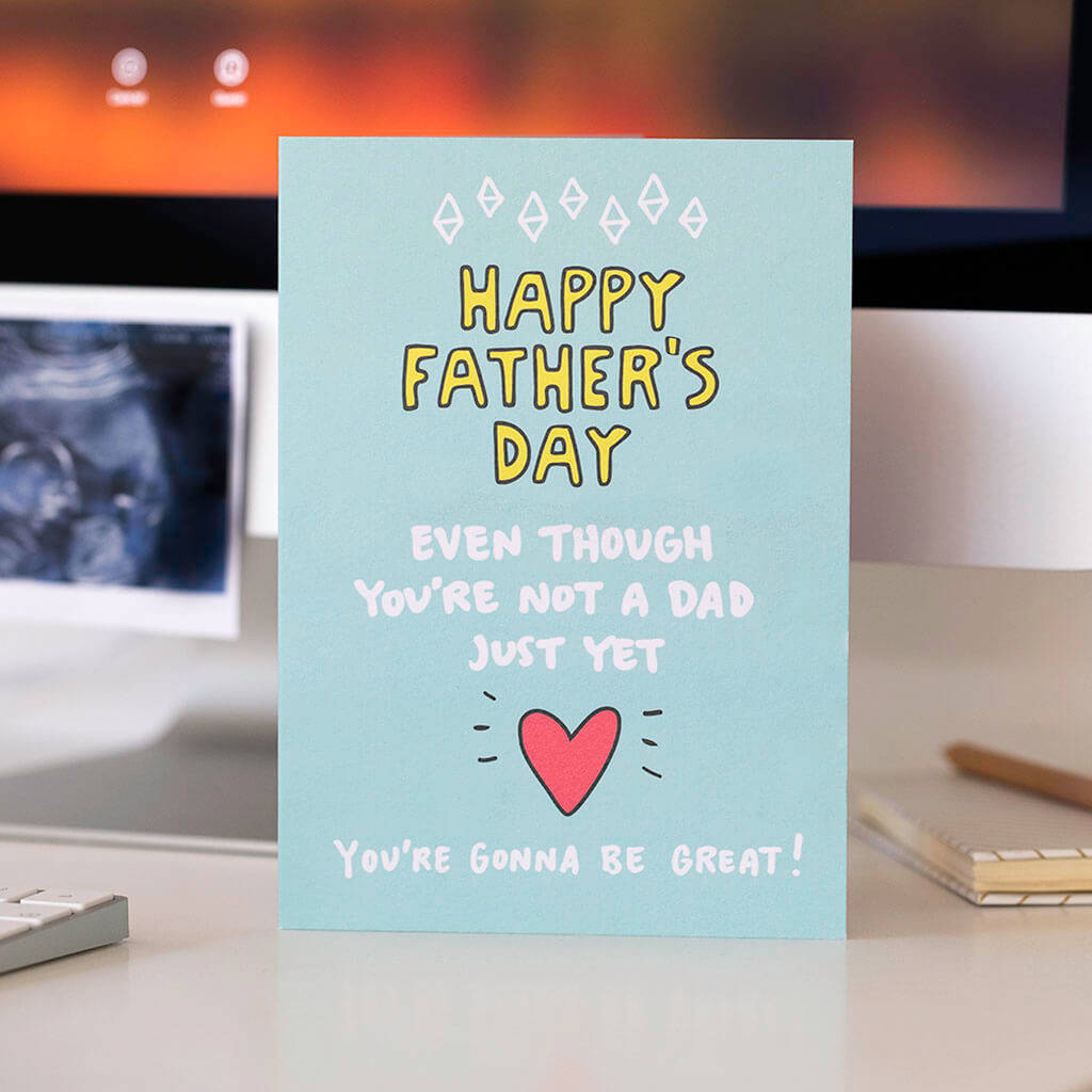 Expectant Father's Day Card By Angela Chick | notonthehighstreet.com
