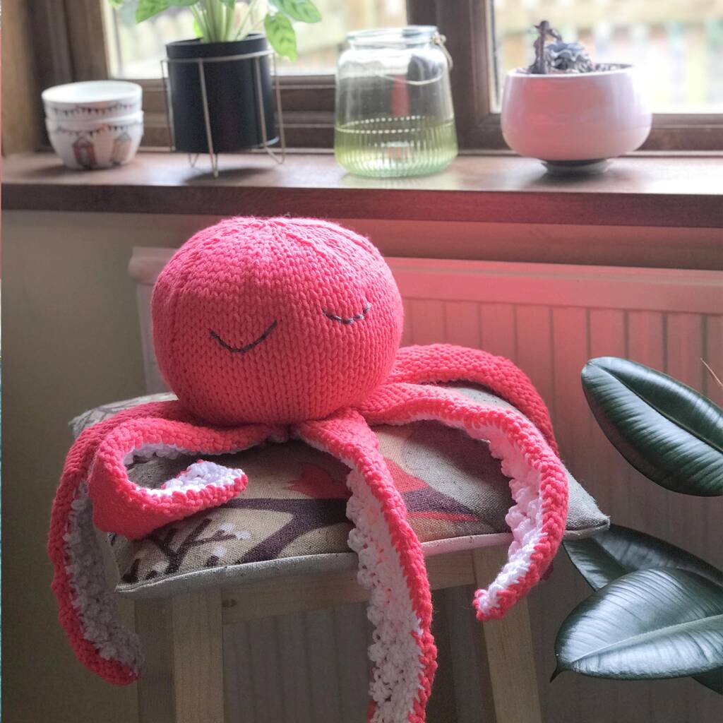 The Big Friendly Octopus Knitting Pattern By Gift Horse ...