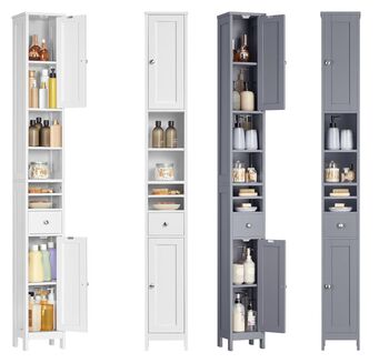 Slim Bathroom Storage Cabinet With Shelves, 7 of 7