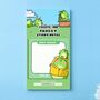 Frog Sticky Notes | Cute Stationery, thumbnail 5 of 5