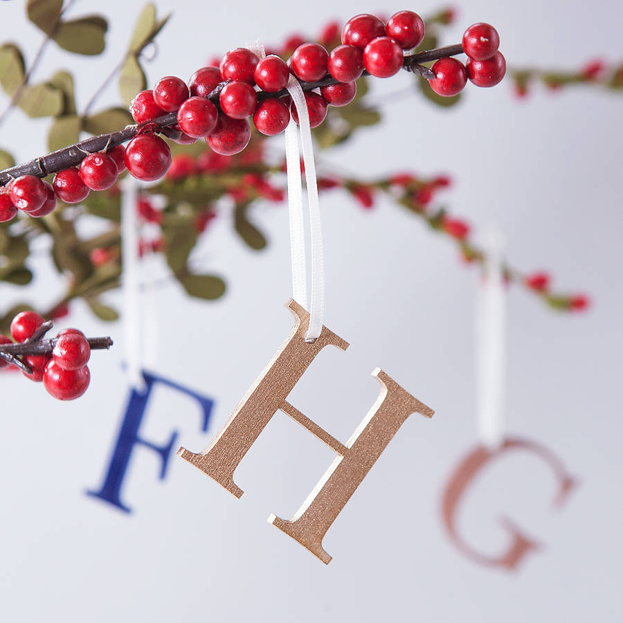 Letter Christmas Decoration By Clouds And Currents  notonthehighstreet.com