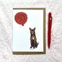 Australian Kelpie Birthday Card, thumbnail 3 of 4