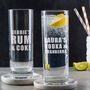 Personalised Engraved Highball Glass Alcohol Gift For Friend, thumbnail 3 of 5