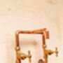 Industrial Copper Faucet – Wall Mounted, thumbnail 4 of 4